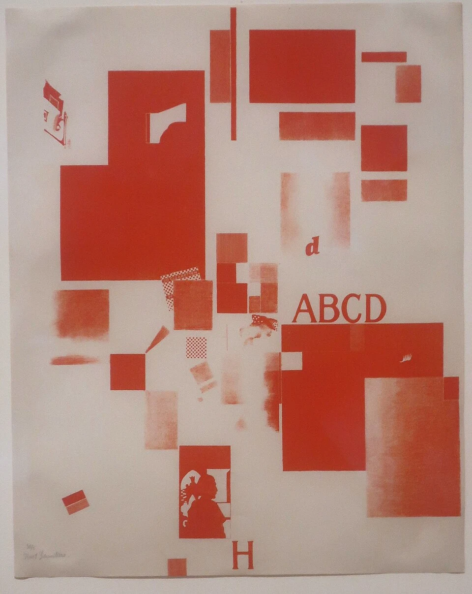 Kurt Schwitters, Blatt 2 aus Merz 3, 1923, Lithografie, Metropolitan Museum of Art