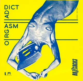 Buzzcocks,《Orgasm Addict》,1977,Linder 蒙太奇与 Malcolm Garrett 的封面设计